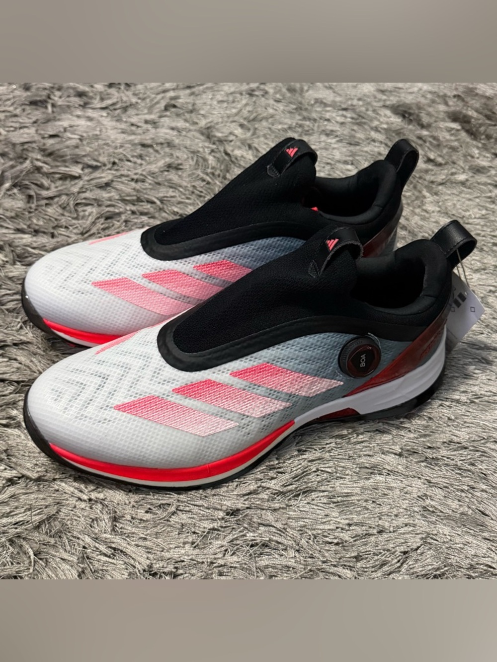 Adidas Adizero ZG BOA Golf Cloud White Lucid Red (IH9896) Men’s Size 11.5